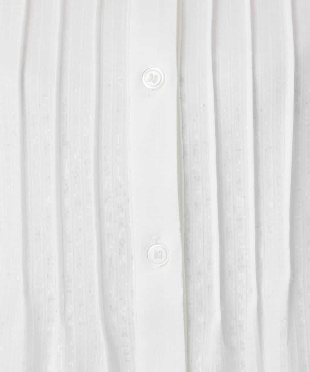 FOBFD02110 MK MICHEL KLEIN(MK ミッシェルクラン) [洗える]ストレッチジャージシャツ ライトグレー