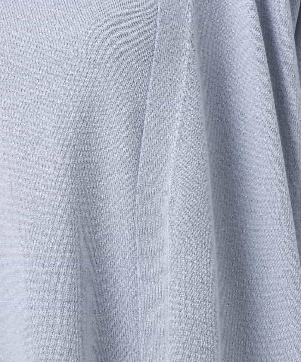 FOFGD30170 MK MICHEL KLEIN(MK ミッシェルクラン) [洗える]カラーニットアンサンブル ライトブルー