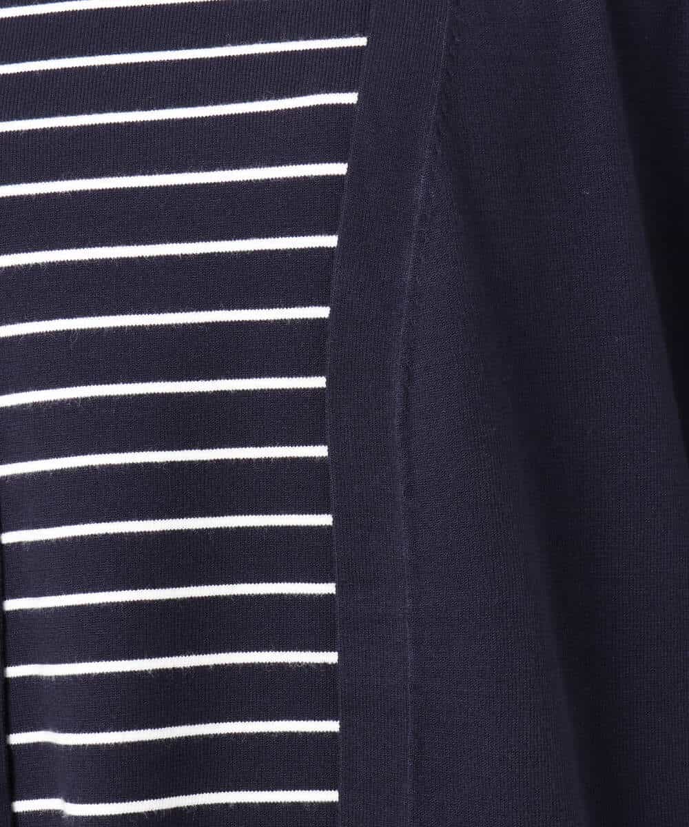 FOFGD30170 MK MICHEL KLEIN(MK ミッシェルクラン) [洗える]カラーニットアンサンブル ライトブルー