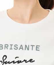 FOKGD61085 MK MICHEL KLEIN(MK ミッシェルクラン) [UVカット/接触冷感/洗える]デザインロゴTシャツ ホワイト