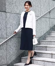 FR2FD90055 MK MICHEL KLEIN(MK ミッシェルクラン) シフォンコサージュ ネイビー
