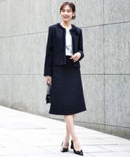 FR2FD90055 MK MICHEL KLEIN(MK ミッシェルクラン) シフォンコサージュ ネイビー