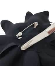 FR2FD90055 MK MICHEL KLEIN(MK ミッシェルクラン) シフォンコサージュ ネイビー