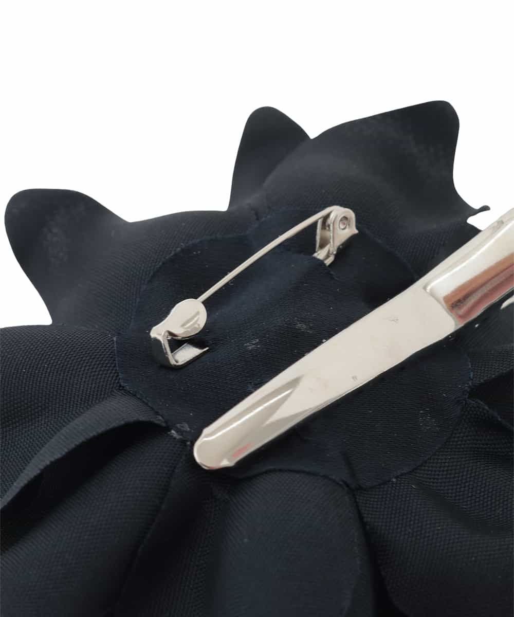 FR2FD90055 MK MICHEL KLEIN(MK ミッシェルクラン) シフォンコサージュ ネイビー
