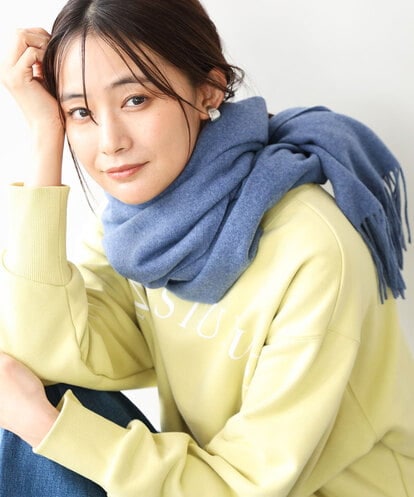 FR3AG43060 MK MICHEL KLEIN [洗える]大判無地ストール