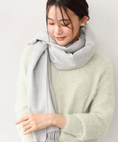 FR3AG43060 MK MICHEL KLEIN [洗える]大判無地ストール