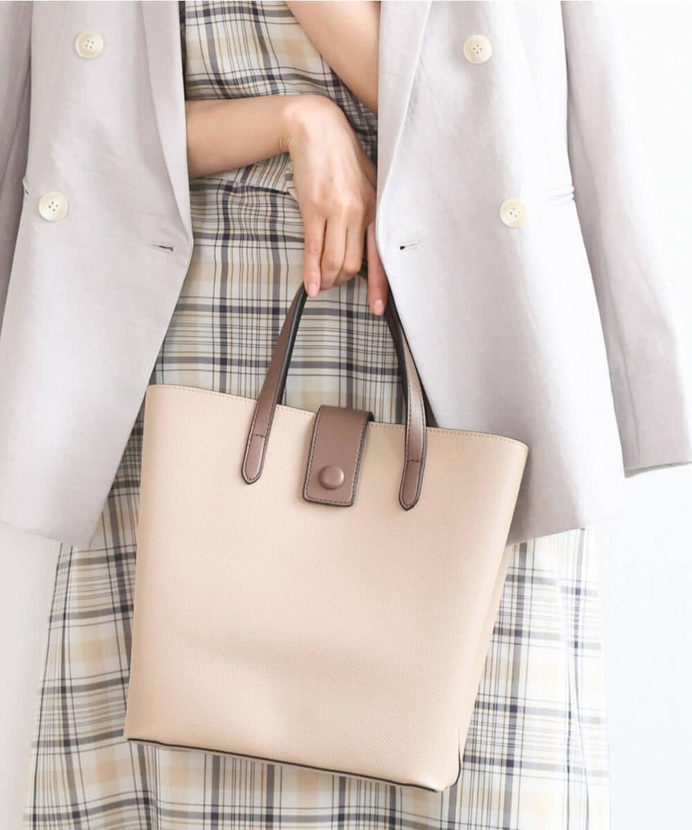 FR5GD04120 MK MICHEL KLEIN(MK ミッシェルクラン) 2wayスクエアトートバッグ ブラック