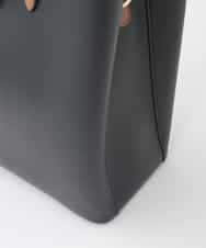 FR5GD04120 MK MICHEL KLEIN(MK ミッシェルクラン) 2wayスクエアトートバッグ ブラック