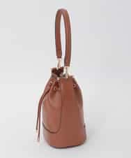FR5JD21140 MK MICHEL KLEIN(MK ミッシェルクラン) [2way]バケツ型巾着バッグ ベージュ