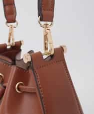 FR5JD21140 MK MICHEL KLEIN(MK ミッシェルクラン) [2way]バケツ型巾着バッグ ベージュ