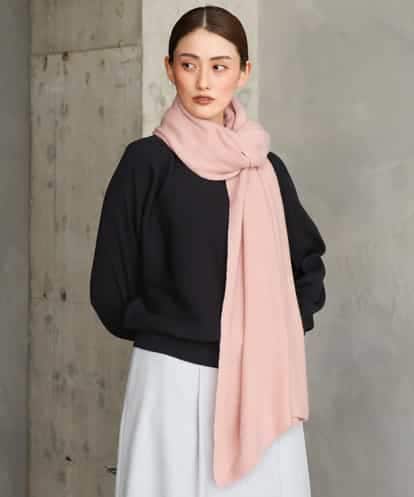 FS3AG43230 MICHEL KLEIN カシミヤ混ニットストール