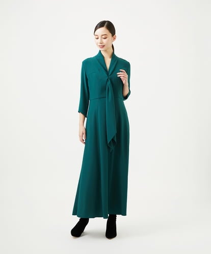GBECD30800 Sybilla ボウタイデザインドレス