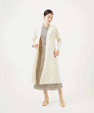 GBEEE03630 Sybilla(シビラ) ランダムドットプリントドレス ブラック×ベージュ