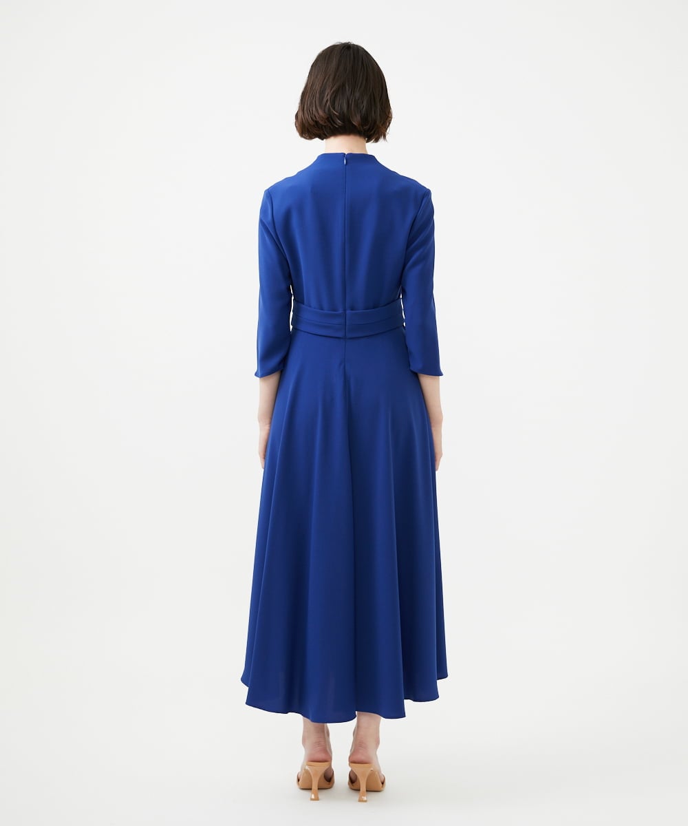 GBEGD36700 Sybilla(シビラ) ウエストベルトドレス ブルー
