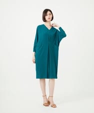 GBEGF32500 Sybilla(シビラ) フロントタックドレス グリーン