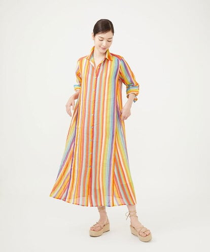 GBEJD47540 Sybilla ストライププリントドレス