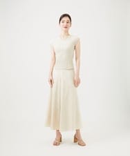 GBFGD30330 Sybilla(シビラ) ハートモチーフリブニット アイボリー