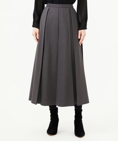 GBHAG33400 Sybilla ウールライクツイルプリーツスカート
