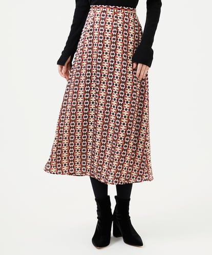 GBHCD01400 Sybilla ジオメトリックオパールスカート