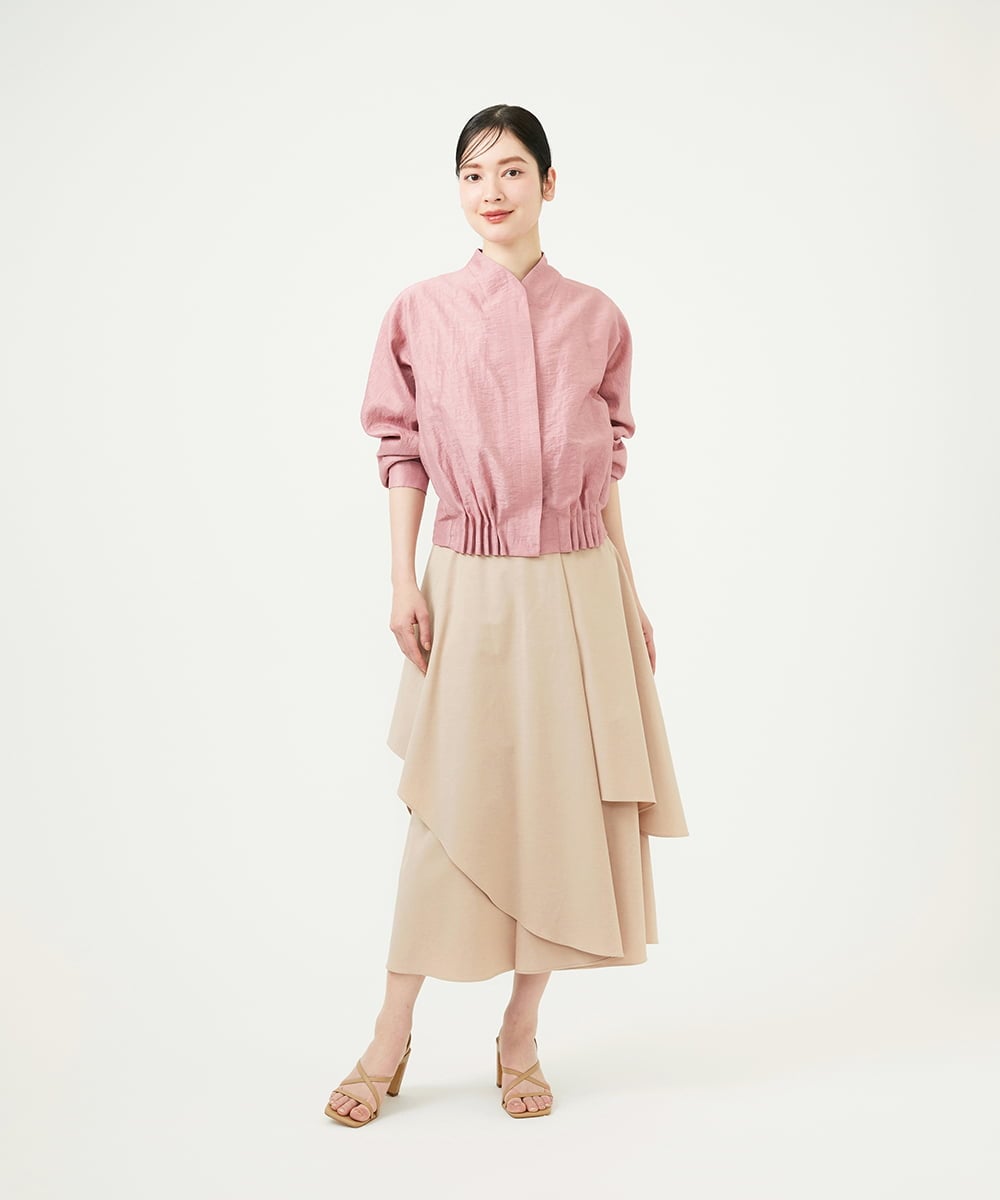 GBJEE22700 Sybilla(シビラ) タックヘムブルゾン ピンク