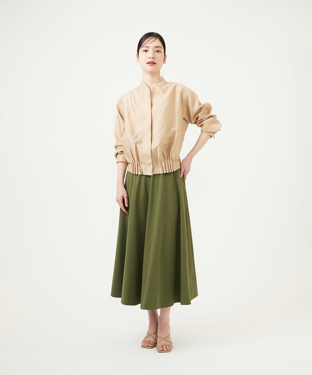 GBJEE22700 Sybilla(シビラ) タックヘムブルゾン ベージュ