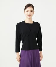 GBSAD03270 Sybilla(シビラ) レーヨンストレッチボレロ ブラック