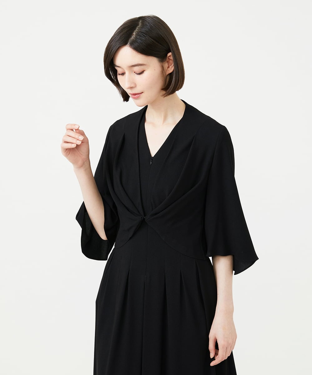 GDBAG04290 Sybilla(シビラ) タックデザインボレロ ブラック