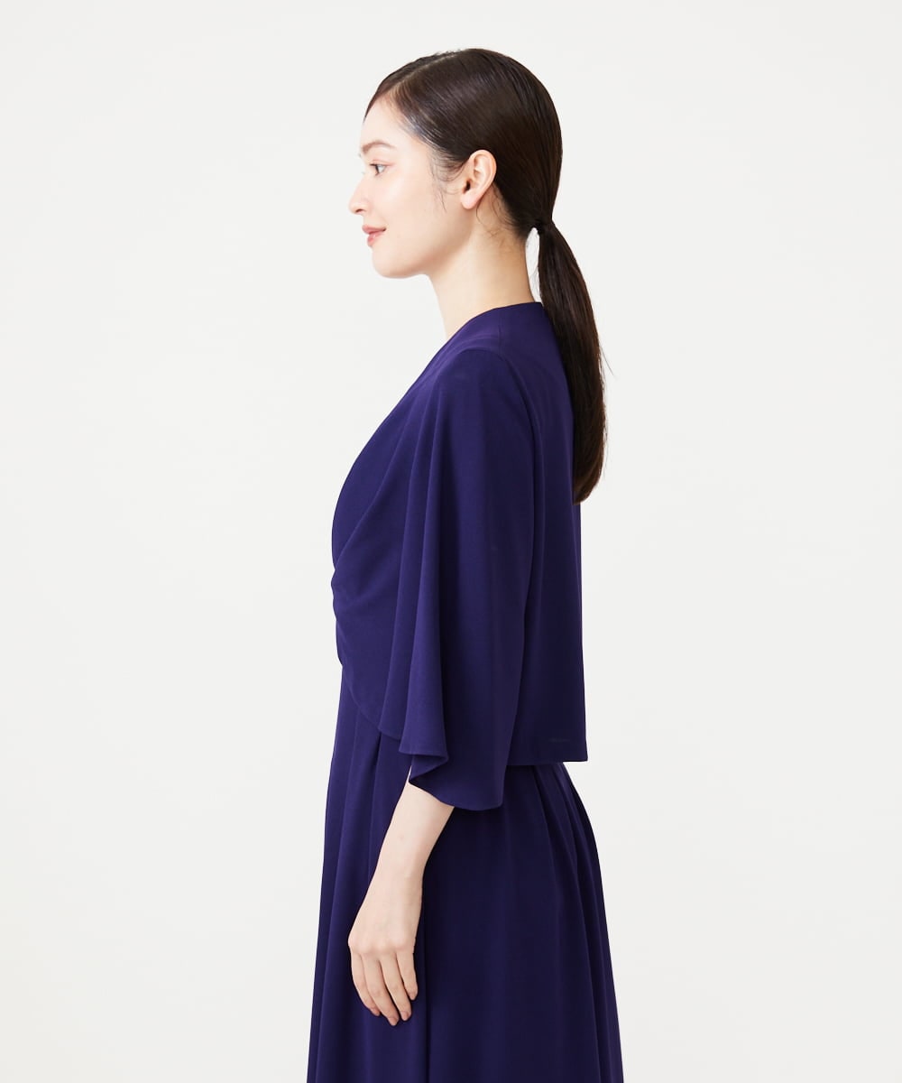 GDBCG02290 Sybilla(シビラ) タックデザインボレロ ネイビー