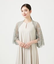 GDBGD05430 Sybilla(シビラ) サークルラメレースボレロ ダークシルバー