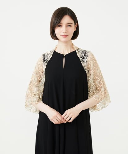 GDBGF05430  サークルラメレースボレロ