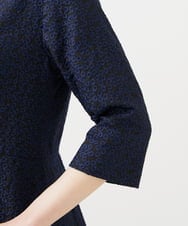 GDEGD84630 Sybilla(シビラ) 【メディア着用】フラワー総刺繍ドレス ネイビー