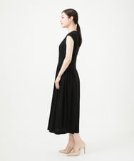 GDPAG90500 Sybilla(シビラ) 【メディア着用】ストレッチスクエアネックドレス ブラック