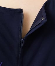 GDPGD90800 Sybilla(シビラ) リーフ刺繍チュールドレス ネイビー