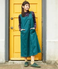 GJKJE39150 Jocomomola(ホコモモラ) 【日本製】配色ドットジャカードカットソー ブラック