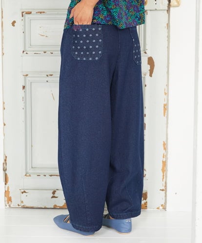 GJLGD33180 Jocomomola Superposicion カーブシルエットデニムパンツ