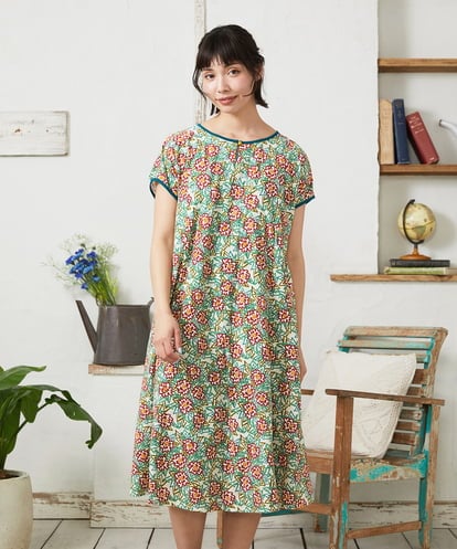 GJPGD30270  Dorotea フラワープリントワンピース