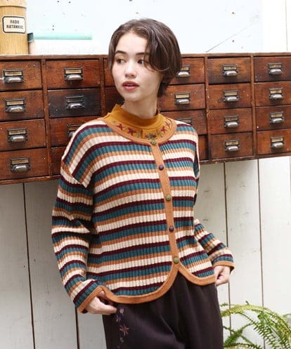 GJSAD30200  LANA BLENDカーディガン