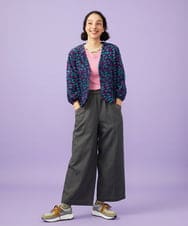 GJTGD33240 Jocomomola(ホコモモラ) Livia de flores フラワージャカードカーディガン ネイビー