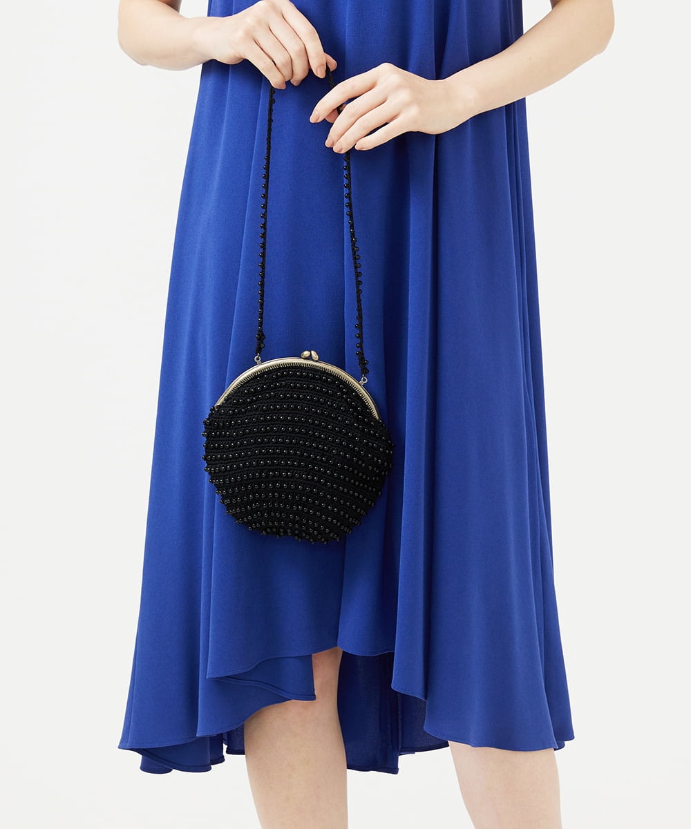 GK5AD02200 Sybilla(シビラ) ニットビーズバッグ ブラック