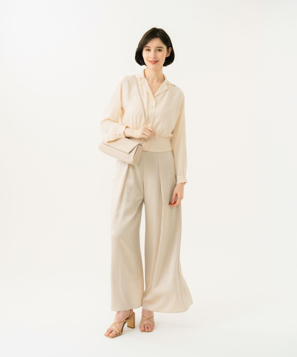 GK5GD02360 Sybilla(シビラ) レクタンギュラーレザーバッグ アイボリー