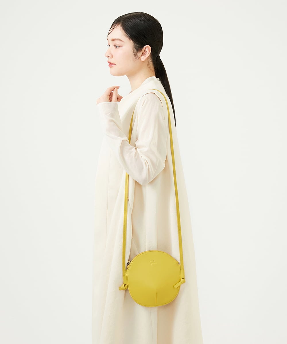 GK5GD03300 Sybilla(シビラ) サークルレザーバッグ イエロー