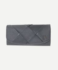 GS8AD02190 Sybilla(シビラ) ステッチデザイン長財布 ブラック