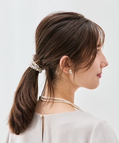 K1HCD03012 a.v.v パール調ヘアポニー