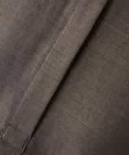 K2BHD06044 a.v.v(アー・ヴェ・ヴェ) 【接触冷感/UVカット】リネンライククルーネックブラウス【セットアップ対応/アンチピリング】 ネイビー