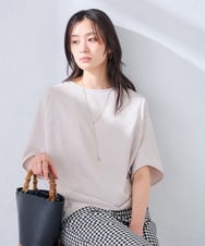 K2BHD37049 a.v.v(アー・ヴェ・ヴェ) ドルマンTブラウス【セットアップ対応】 グレージュ