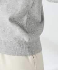 K2FBD27054 a.v.v(アー・ヴェ・ヴェ) フラワー刺繍ニットプルオーバー ライトブルー