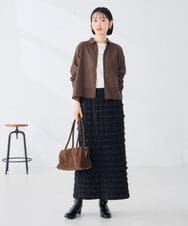 K2KAG15035 a.v.v(アー・ヴェ・ヴェ) アソート ロゴ プリント 長袖 Tシャツ ダークグレー