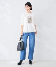 K2KAG15035 a.v.v(アー・ヴェ・ヴェ) アソート ロゴ プリント 長袖 Tシャツ ダークグレー