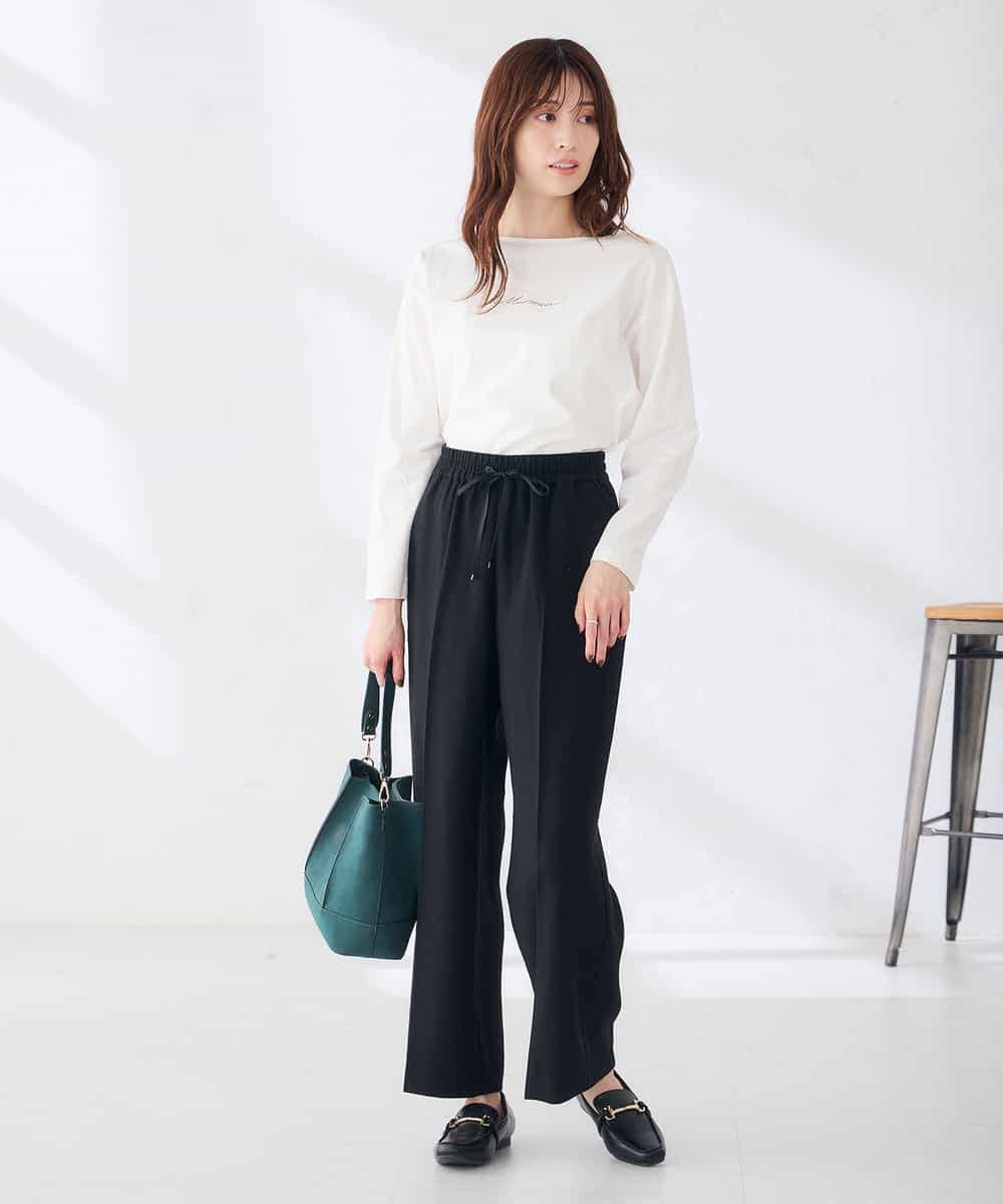 K2KAG15035 a.v.v(アー・ヴェ・ヴェ) アソート ロゴ プリント 長袖 Tシャツ ダークグレー
