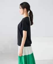 K2KGD28029 a.v.v(アー・ヴェ・ヴェ) 【UVカット/接触冷感】コンパクトロゴTシャツ グレージュ